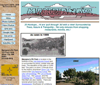 Tablet Screenshot of manzanosrvpark.com